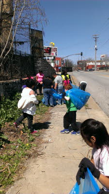 Our Lady of Guadalupe School Southwest Blvd/Summit Clean Up Wednesday, April 9, 2014 115p-230p