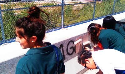 Alta Vista high school Art class